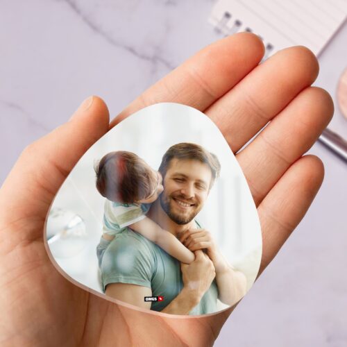 Alternative view of OMGs Triangle Acrylic Fridge Magnet