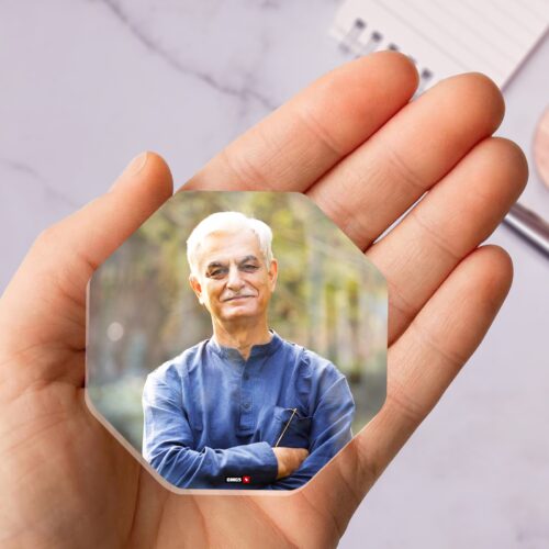 Alternative view of OMGs Octa Shape Acrylic Fridge Magnet