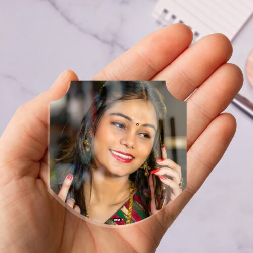 Alternative view of OMGs Top Depth Corners Shape Acrylic Fridge Magnet