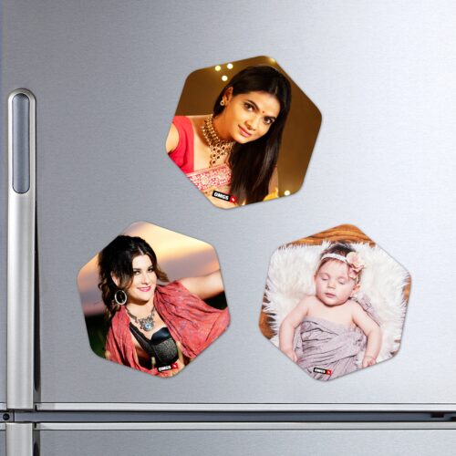 OMGs Hexa Shape Acrylic Fridge Magnet