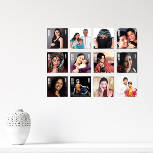 Alternative view of OMGs Square Mini Acrylic Wall Gallery