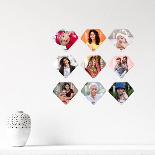 Alternative view of OMGs Diamond Mini Acrylic Wall Gallery