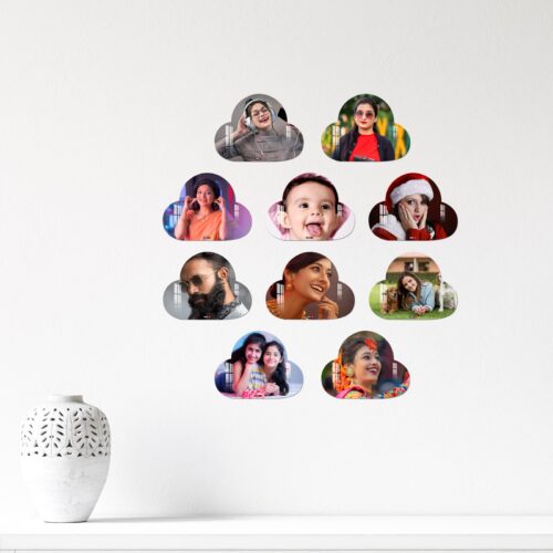 Alternative view of OMGs Cloud Mini Acrylic Wall Gallery