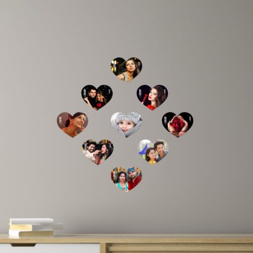 Alternative view of OMGs Heart Mini Acrylic Wall Gallery