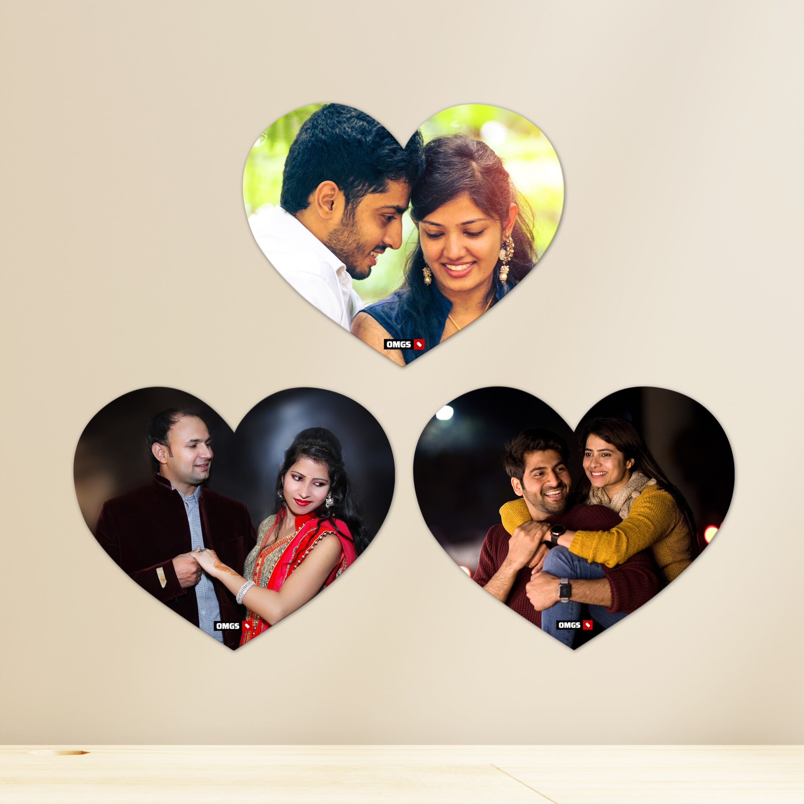 OMGs Heart Mini Acrylic Wall Gallery