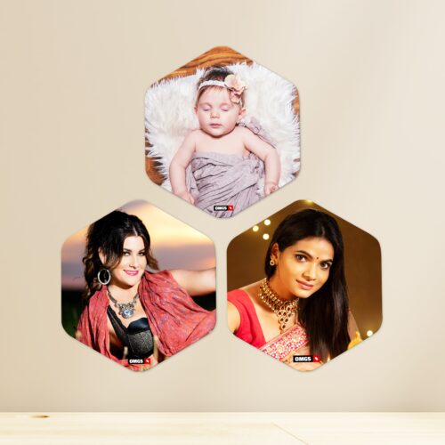 OMGs Hexa Mini Acrylic Wall Gallery