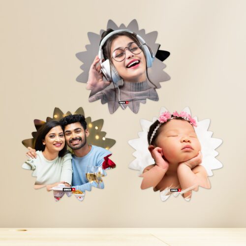 OMGs Silhouette of a flower Mini Acrylic Wall Gallery