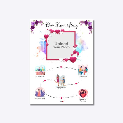 Love Story Acrylic Photo, 1 Picture