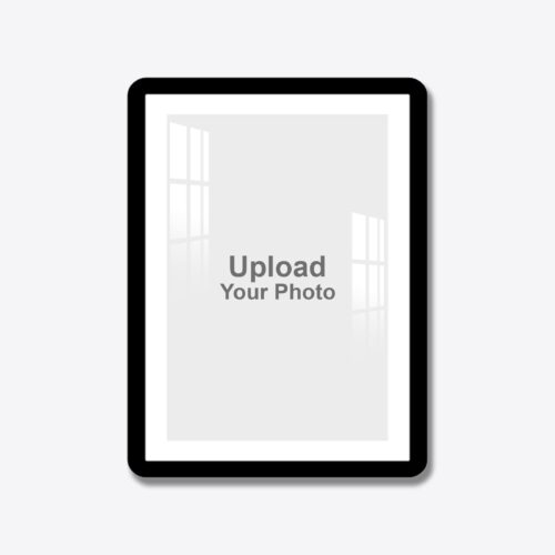 Rounded Rect Portrait Acrylic Dual Border Wall Photo