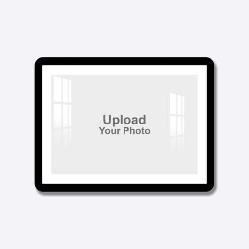 Rounded Rect Landscape Acrylic Dual Border Wall Photo