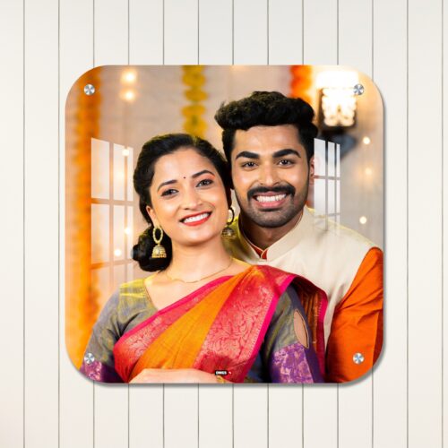 Square Round Acrylic Wall Photo