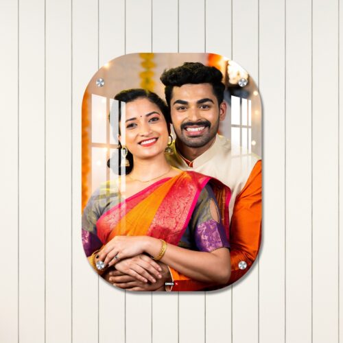 Extra Rounded Shape Portrait Acrylic Wall Photo