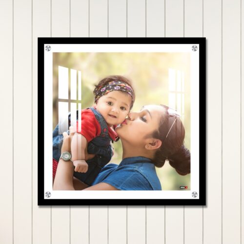 Acrylic Square Wall Photo Dual Border Frame