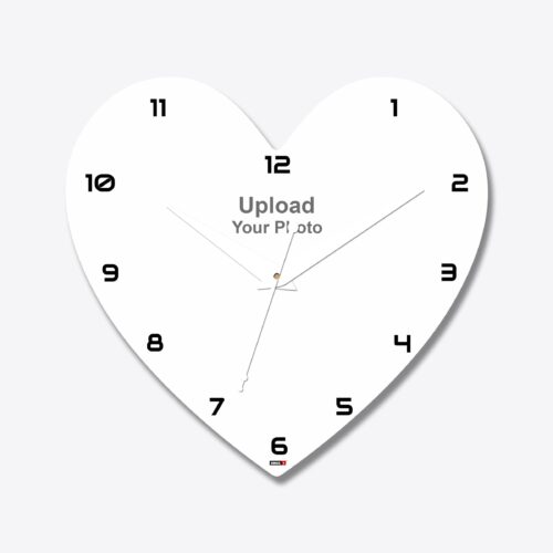 Heart Shape Acrylic Wall Clock