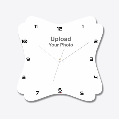 Floral Shape Acrylic Wall Clock