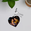 OMGs 2 Keychains Heart shape with 4 Photos