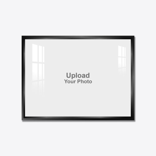 Aluminium Framed Acrylic Photo - Landscape Black