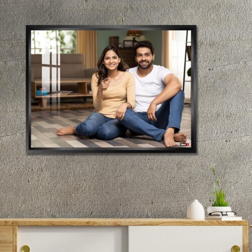 Alternative view of Aluminium Framed Acrylic Photo - Landscape Black