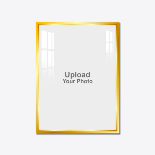 Aluminum Framed Acrylic Photo - Portrait Golden