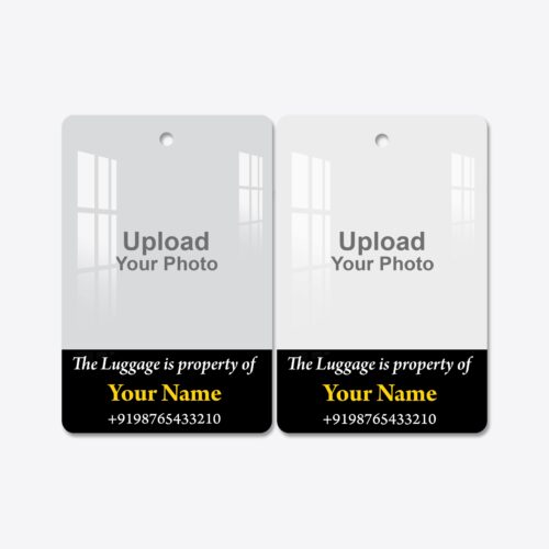 Rounded rectangle Luggage Tag 2 Photos