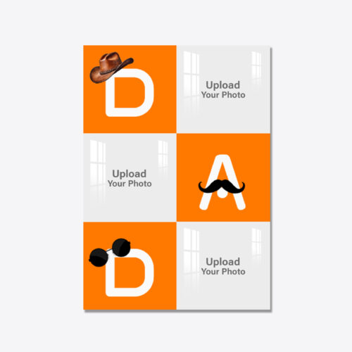 3 Pic DAD Premium Acrylic Wall Photo