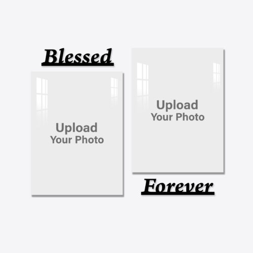 Creative Acrylic Wall Photo Art Combo Portrait