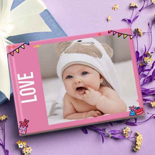 Pink Birthday Photo Album