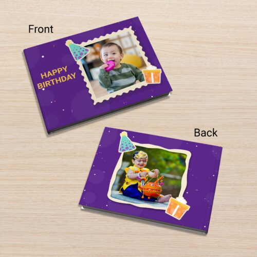 Alternative view of Birthday Photo Book Purple