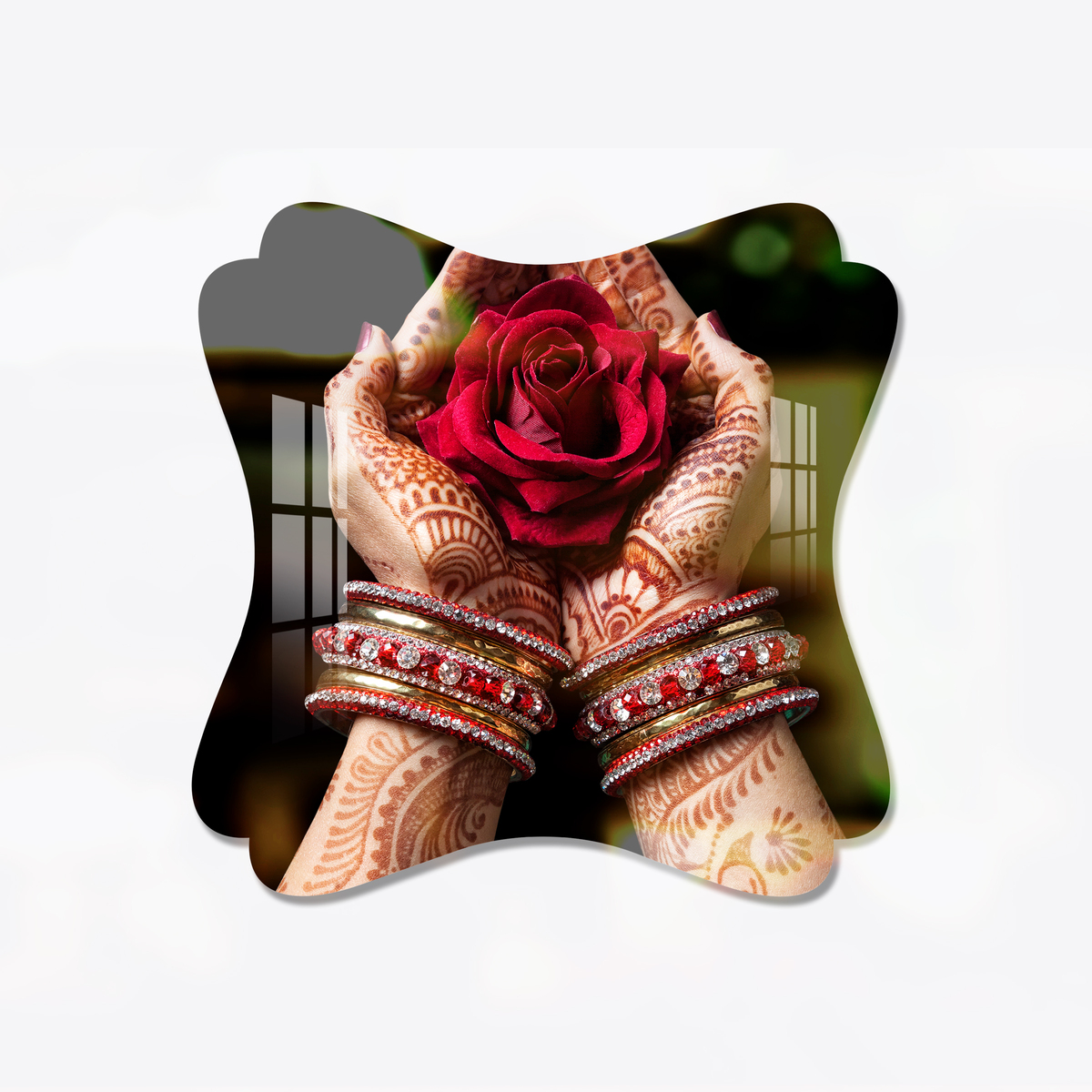 Floral Acrylic Coaster - Image 4