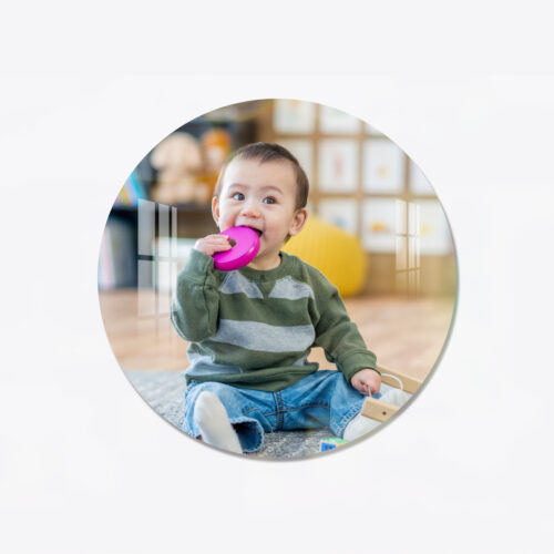 Alternative view of Circle Acrylic Coaster