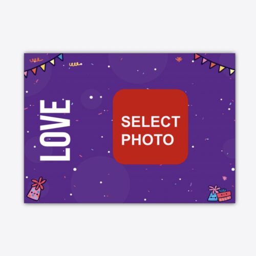 Birthday Purple Photo Album