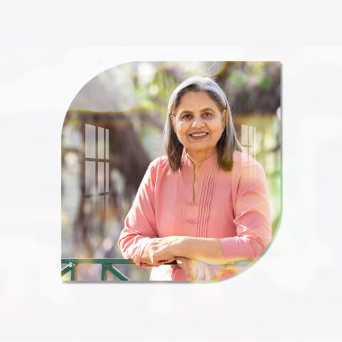 Alternative view of Leaf Acrylic Coaster