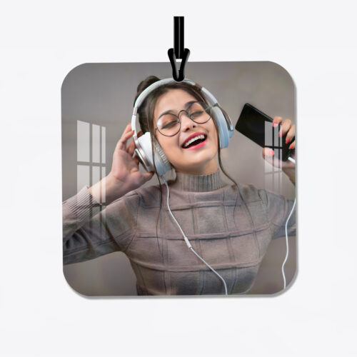 Alternative view of OMGs Squircle Car Hanging Photo