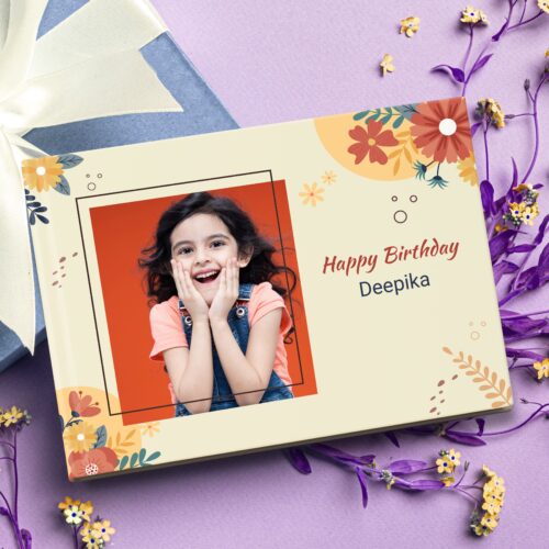 Birthday Custom Name Photo Book
