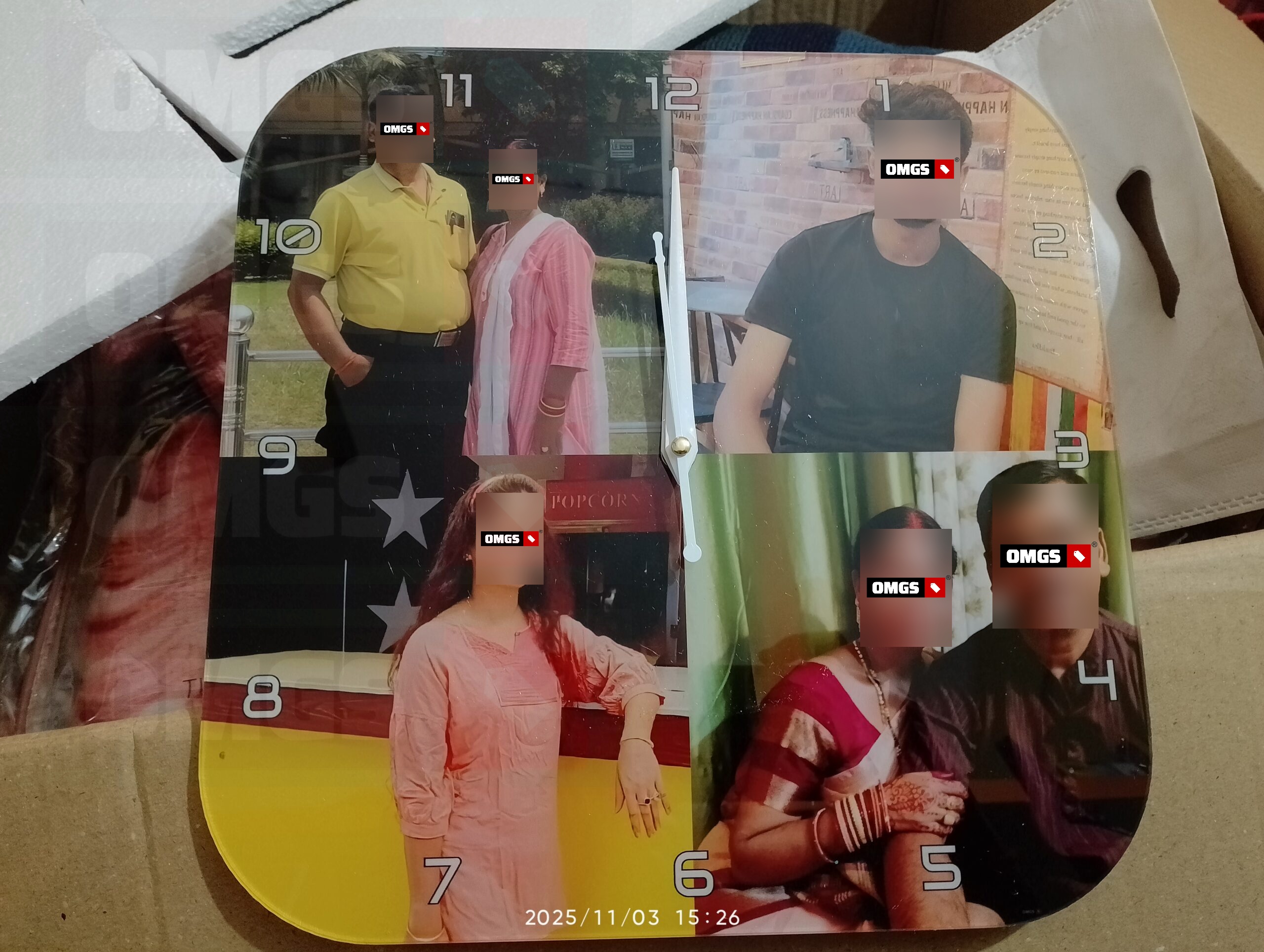 Square Wall Clocks photo review