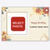 Birthday Custom Name Photo Book