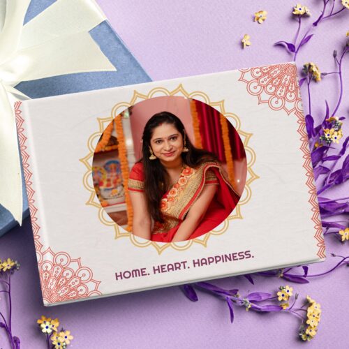 "Home Heart Happiness" House warming Photo Album