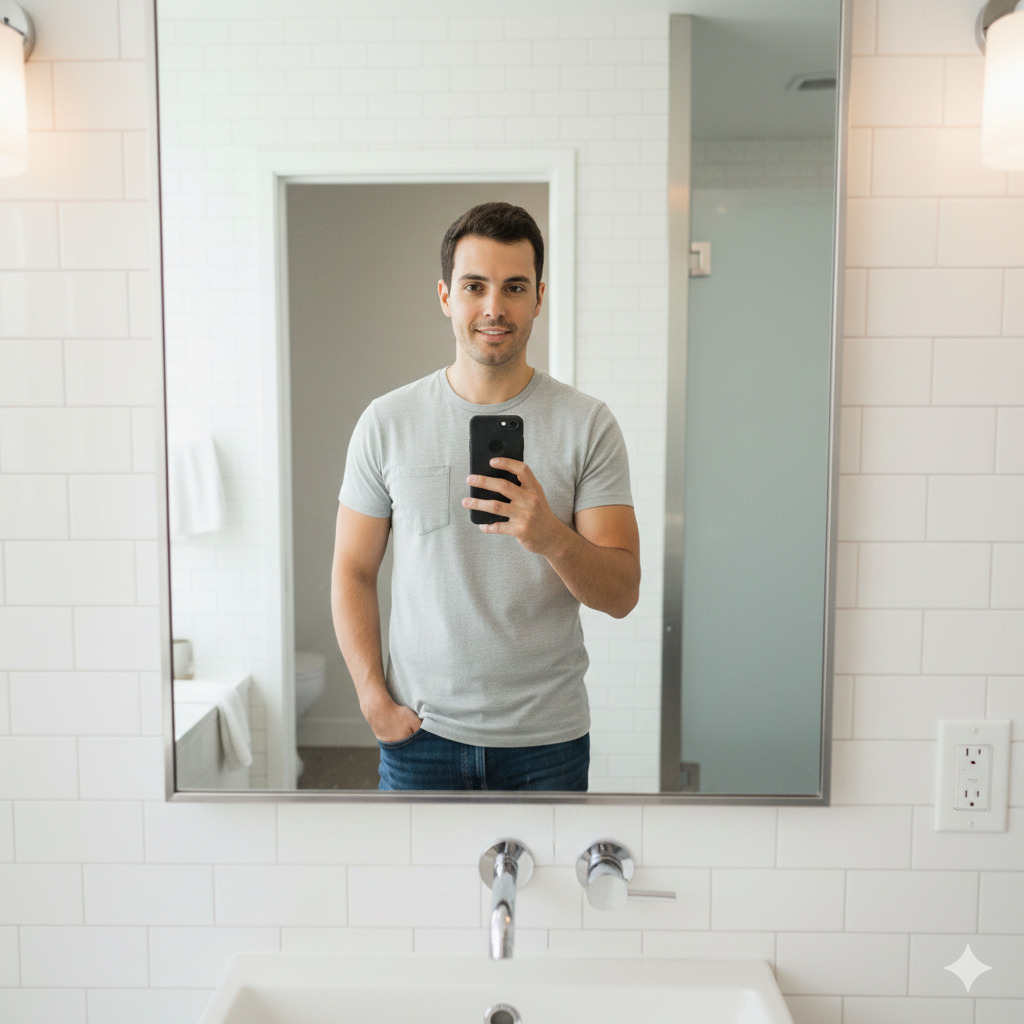 Mirror Pose (Phone-Friendly)