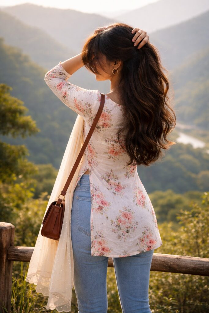 Back Pose with View