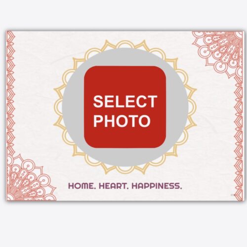 "Home Heart Happiness" House warming Photo Album