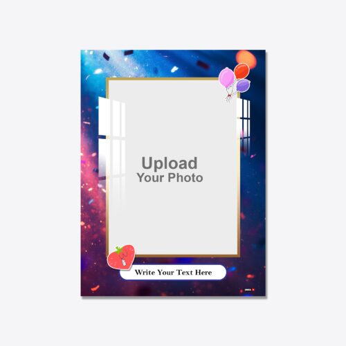 Portrait Acrylic Wall Photo Birthday