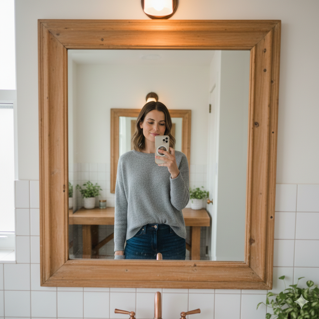 Creating Natural Angles in Mirror Photos