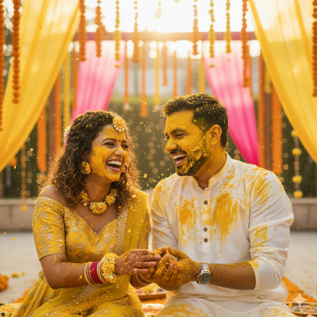 Haldi Ceremony Poses