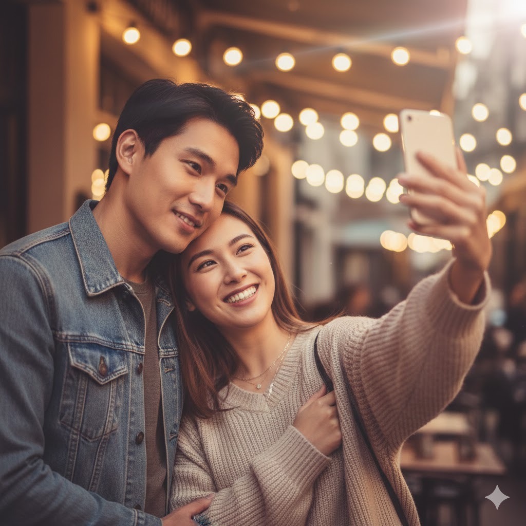 Lean-In Pose (Couples)