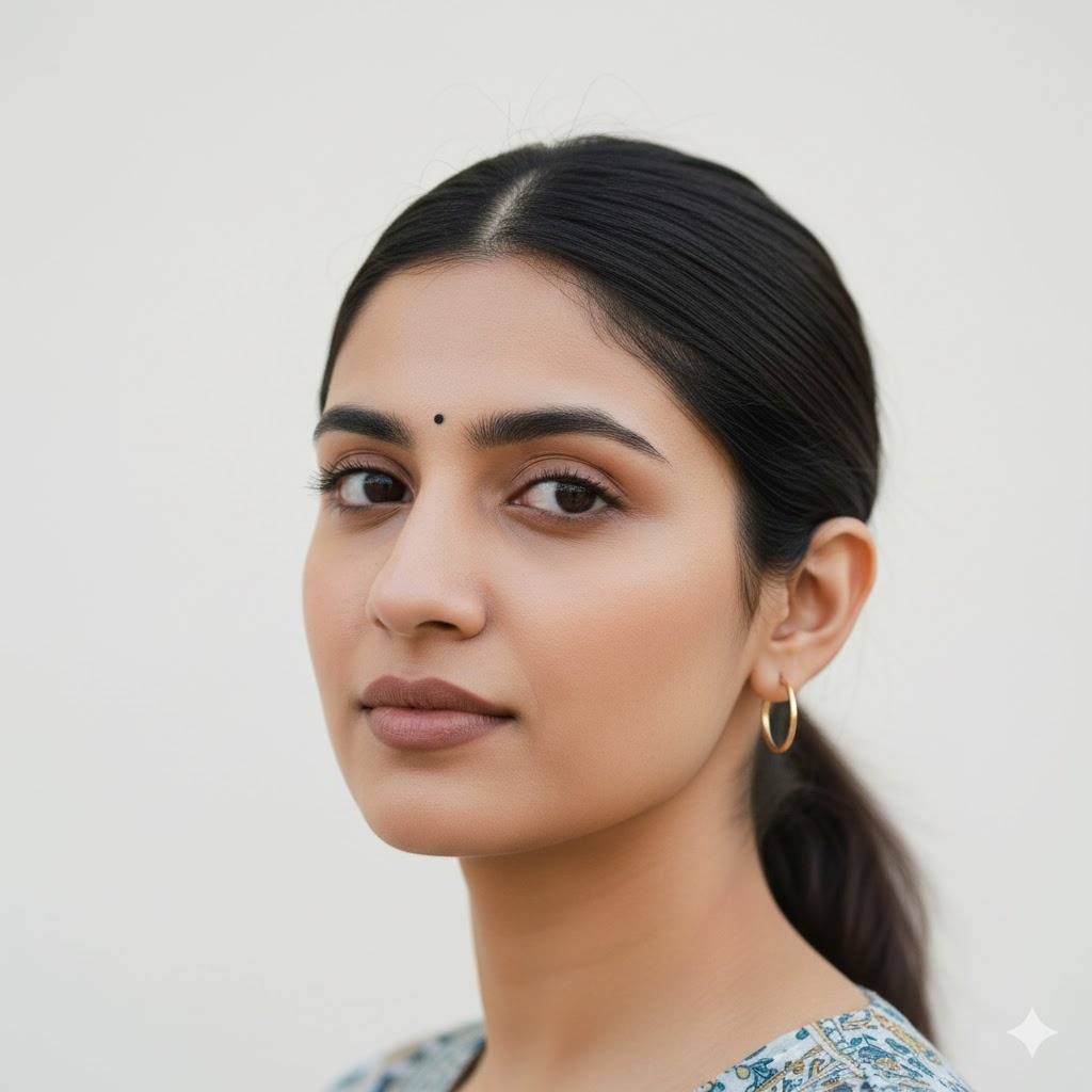 Minimal Face Close-Up