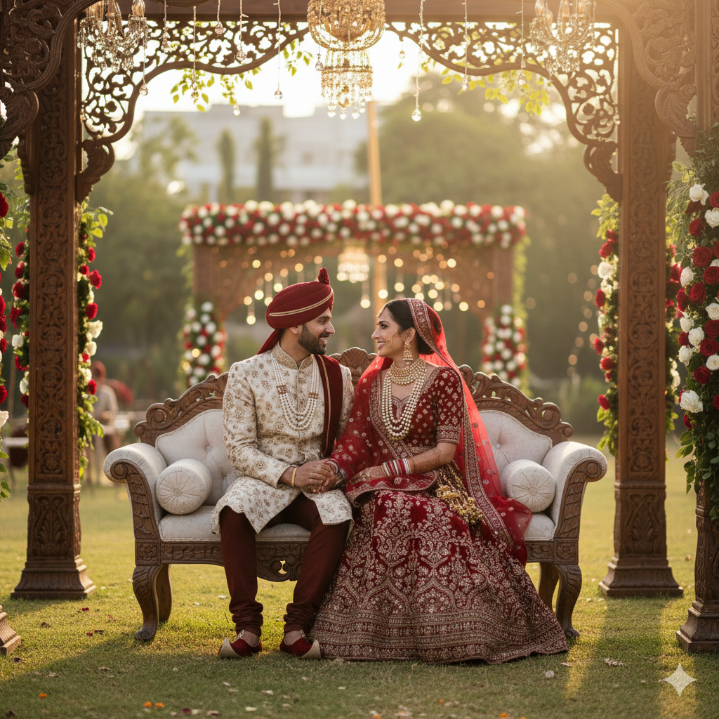 Seated Couple Portrait
