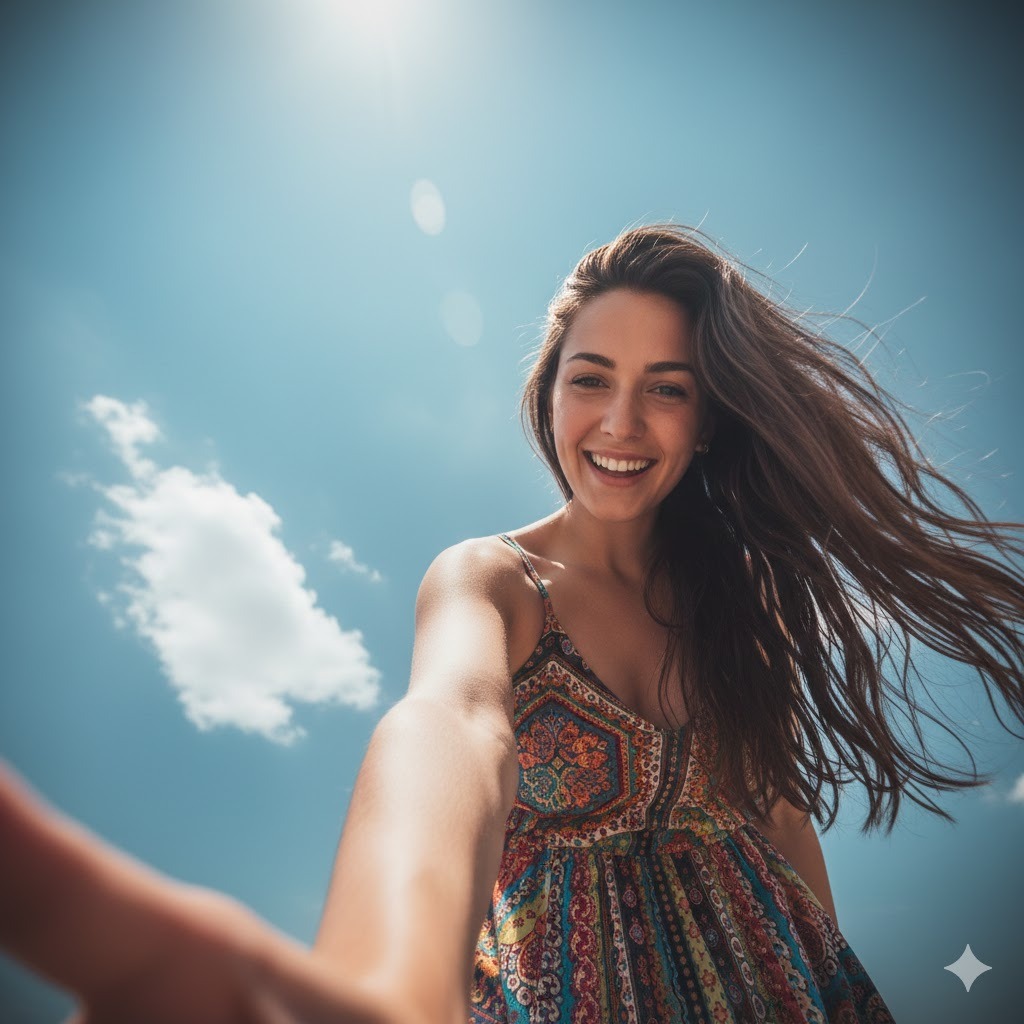 Sky or Nature Angle pose