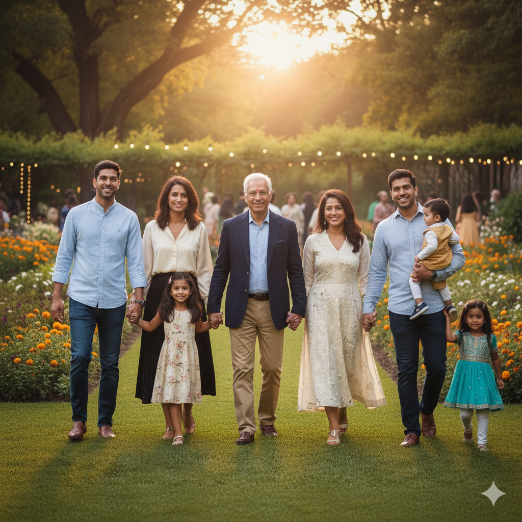 Walking Together Pose