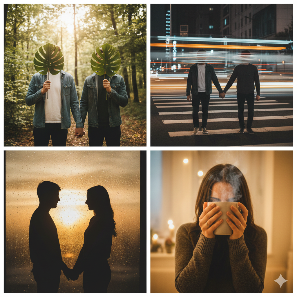 Aesthetic Hidden Face Photos