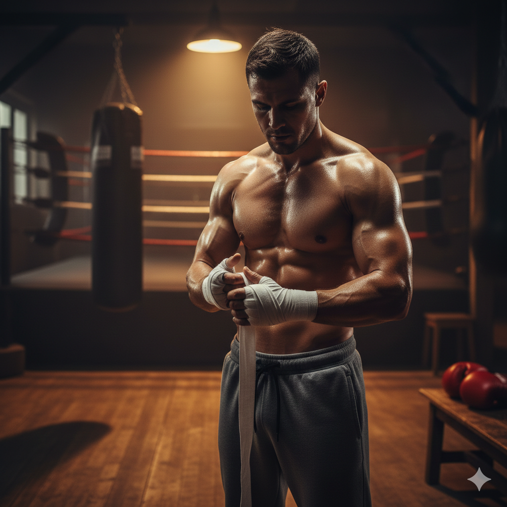 Boxing or Wrap Prep Shot